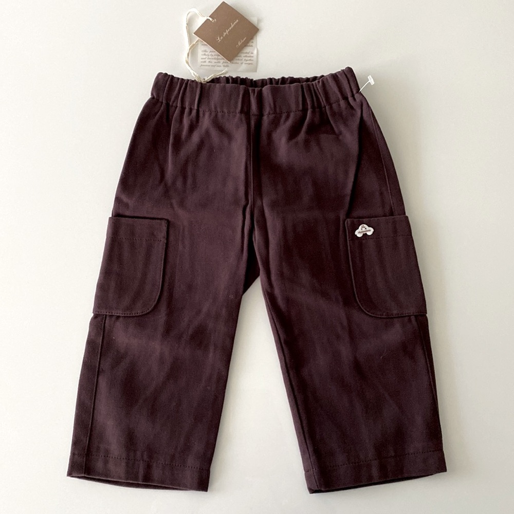 La Stupenderia Boys Pants with lining Brown Made in Italy New